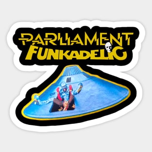 Vintage parliament funkadelic UFO Sticker